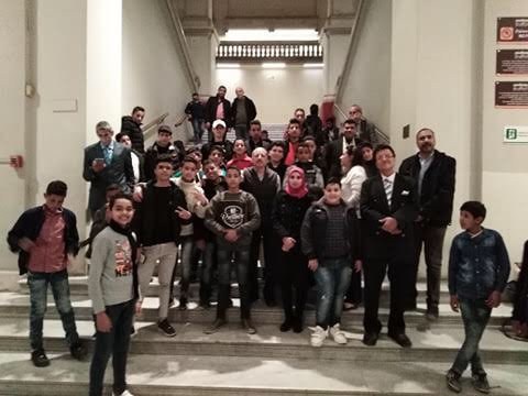 جولة أبناء الشهداء بالمتحف المصري